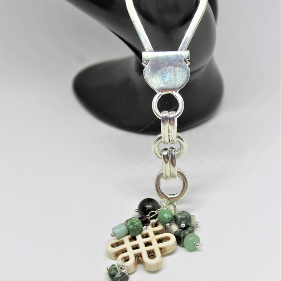 Bead Angel Mini Keychain Bag Charm – derbecca Silver and gemstone beaded key chain